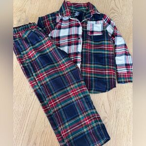GAP Red and Blue Pajama Sets Classic Plaid Design